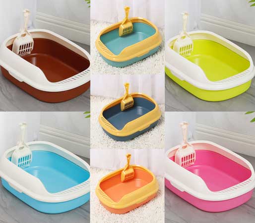 small cat litter sand box color