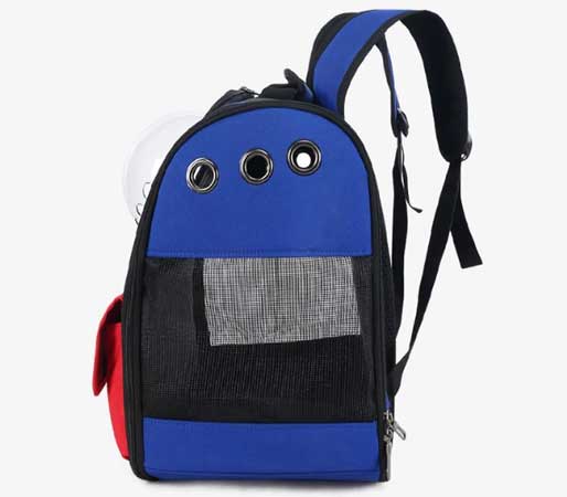 Backpack foldable pet bag side